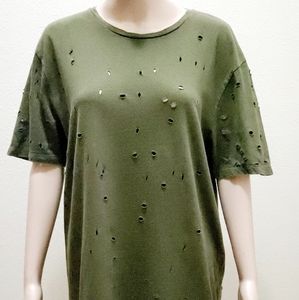 FOREVER 21 Army Green Shirt